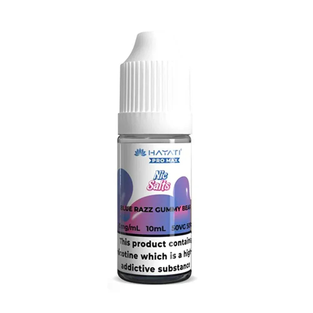 Hayati Pro Max Blue Razz Gummy Bear Nic Salt 