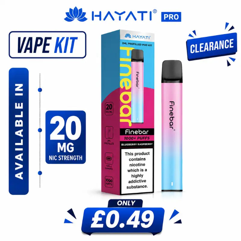 Hayati Finebar Prefilled Pod Kit 