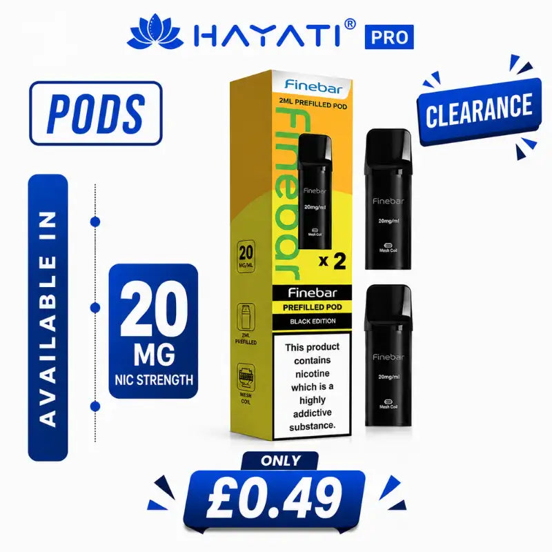 Hayati Finebar Prefilled Pods 