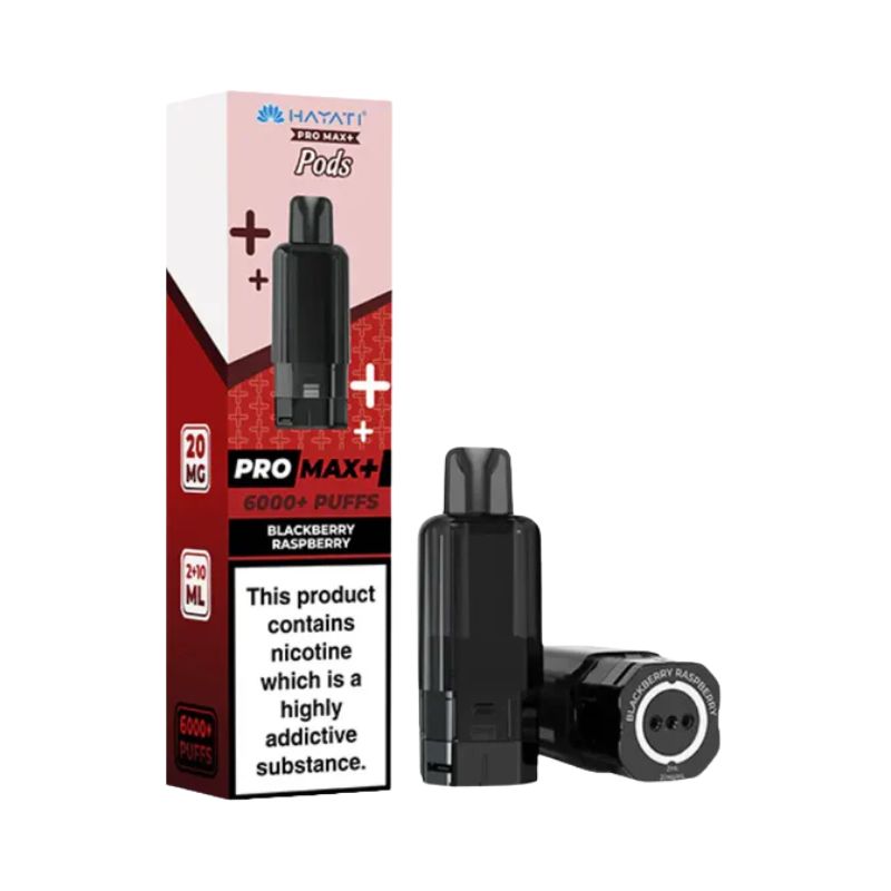 Hayati Pro Max Plus Vape Pods Blackberry raspberry Flavour