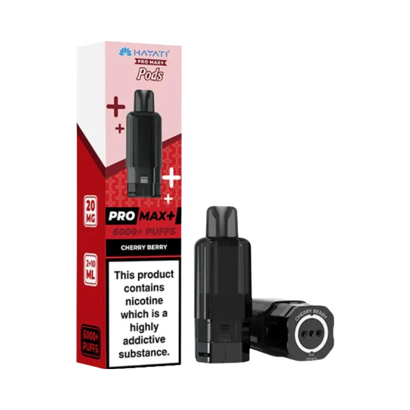 Hayati Pro Max Plus Vape Pods Cherry Berry Flavour