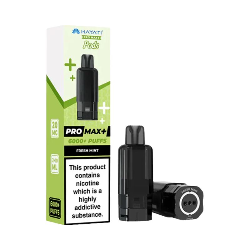 Hayati Pro Max Plus Vape Pods Fresh Mint Flavour