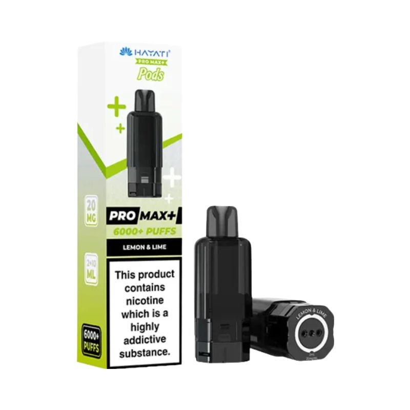 Hayati Pro Max Plus Vape Pods Lemon And Lime Flavour