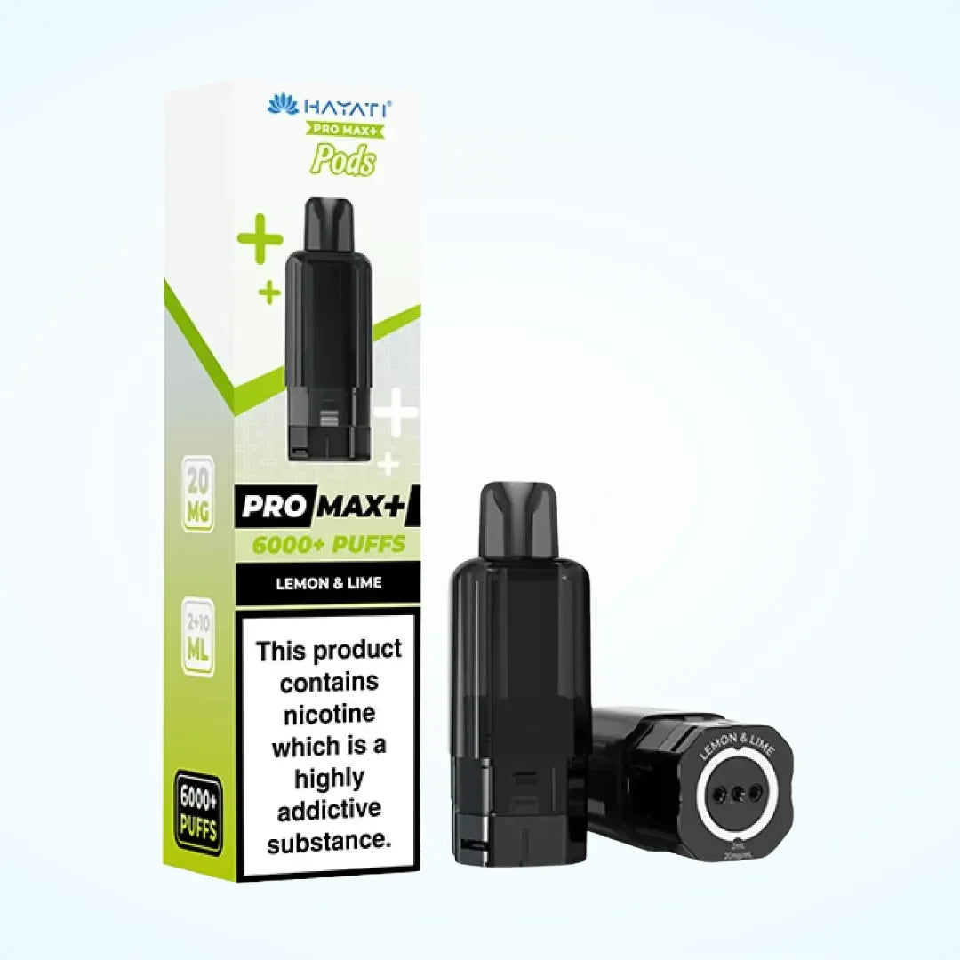 Hayati Pro Max Plus 6K Pods Lemon and Lime