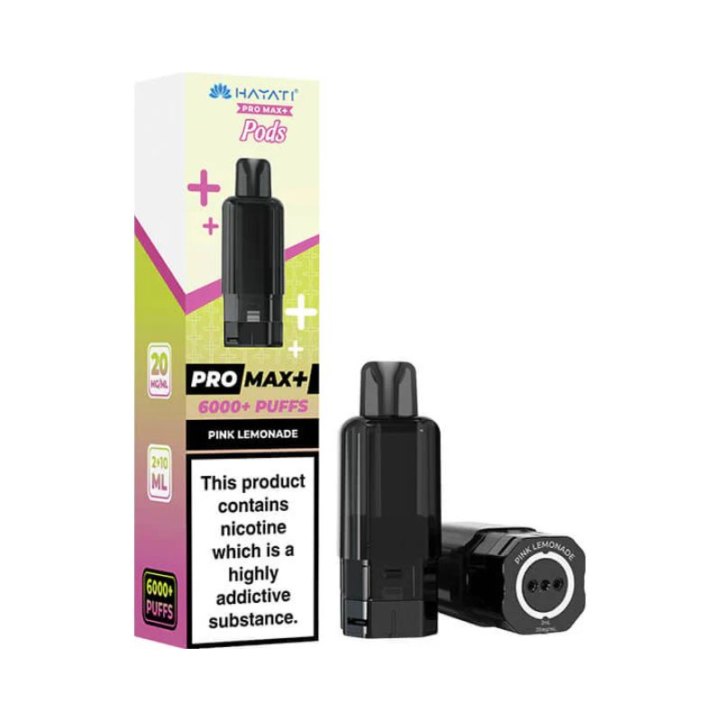 Hayati Pro Max Plus Vape Pods Pink Lemonade Flavour