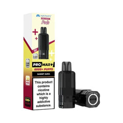 Hayati Pro Max Plus Vape Pods Sunset Aura Flavour