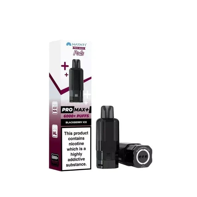 Hayati Pro Max Plus Vape Pods Blackberry Ice Flavour