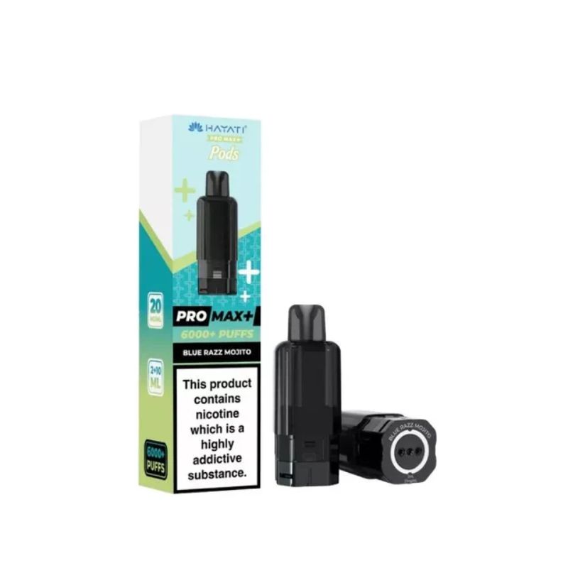 hayati Pro Max Plus 6k Pods Blue Razz Mojito