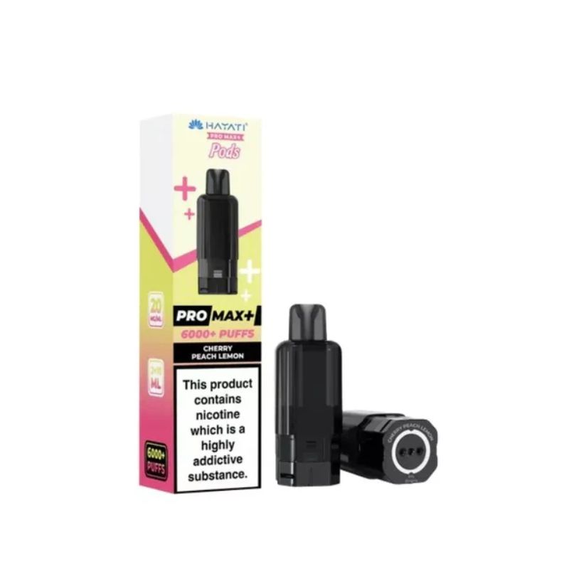 Hayati Pro Max Plus 6K Pods Cherry Peach Lemon