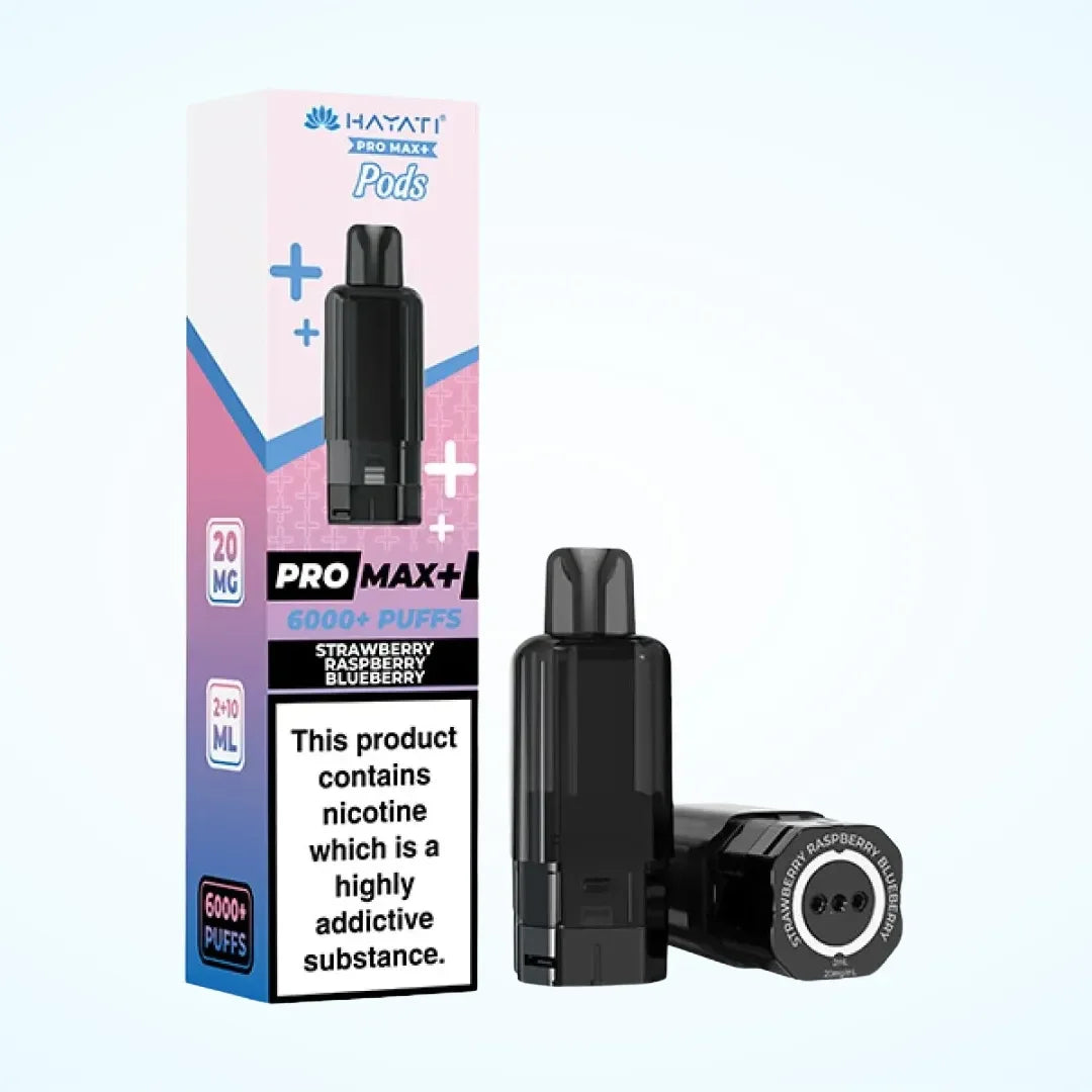 Hayati Pro Max Plus 6K Pods Strawberry raspberry Blueberry
