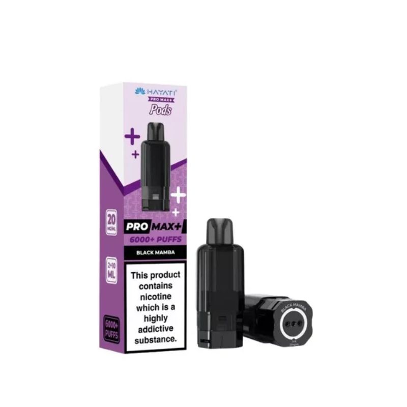 Hayati pro max Plus 6K Pods Black Mamba