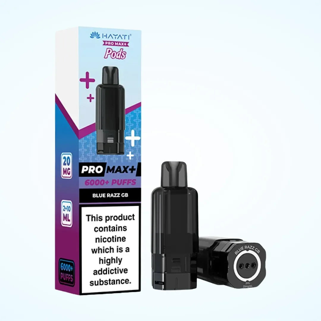 Hayati Pro Max Plus 6K Pods Blue Razz GB