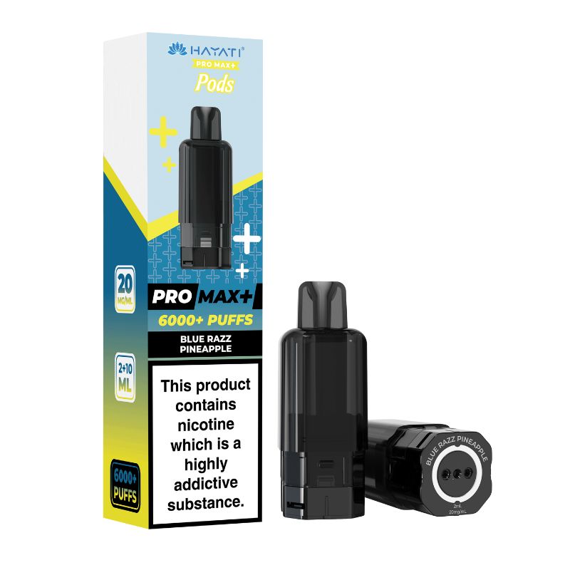 Hayati Pro Max Plus 6K Pods Blue Razz Pineapple