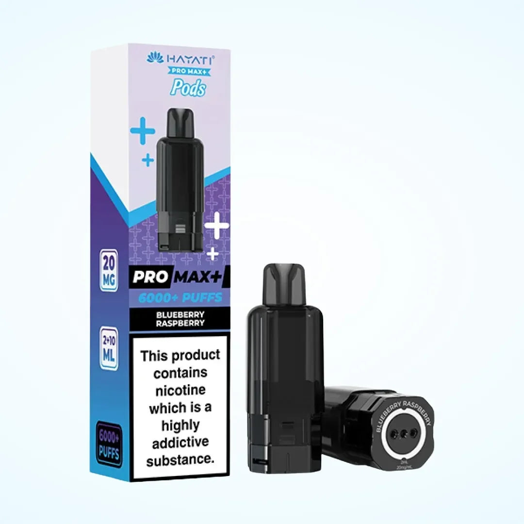 Hayati Pro Max Plus 6K Pods Blueberry Raspberry
