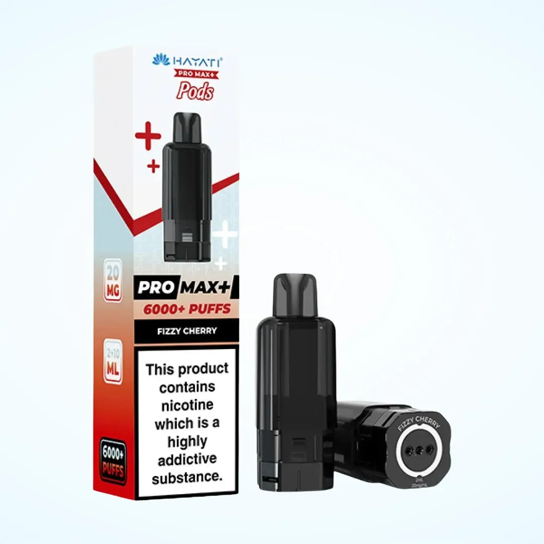 Hayati Pro Max Plus 6K Pods Fizzy Cherry