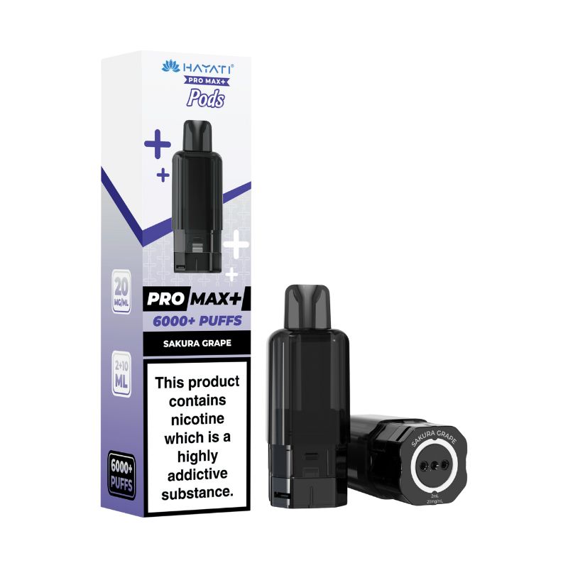 Hayati pro max Plus 6K Pods Sakura Grape