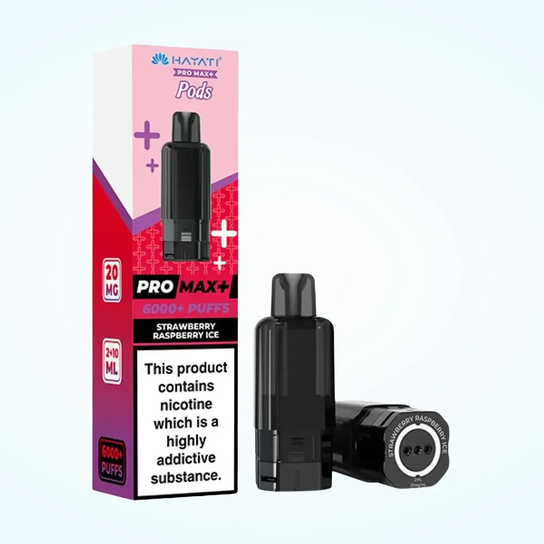 Hayati Pro Max Plus 6K Pods Strawberry Raspberry Ice